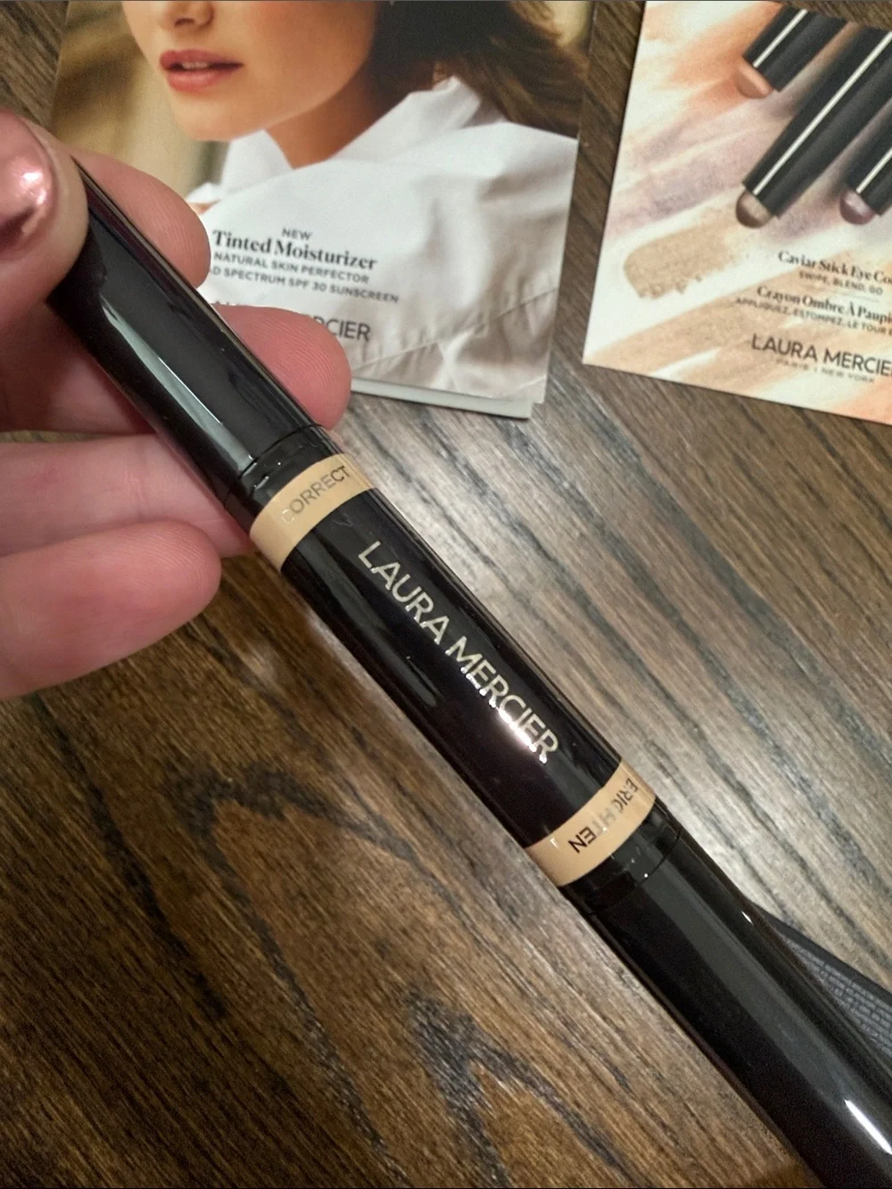 Laura Mercier Secret Camoflage/ Brighten and Correct Duo and makeup samples